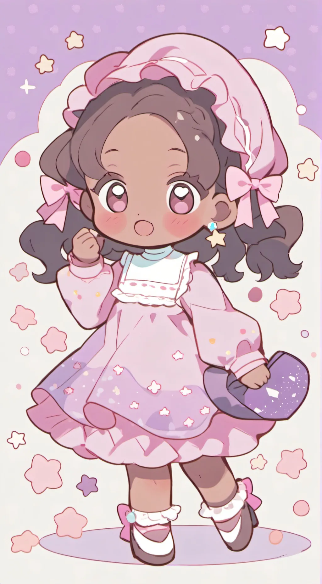 ai character: °•°☆Lola☆°•° background