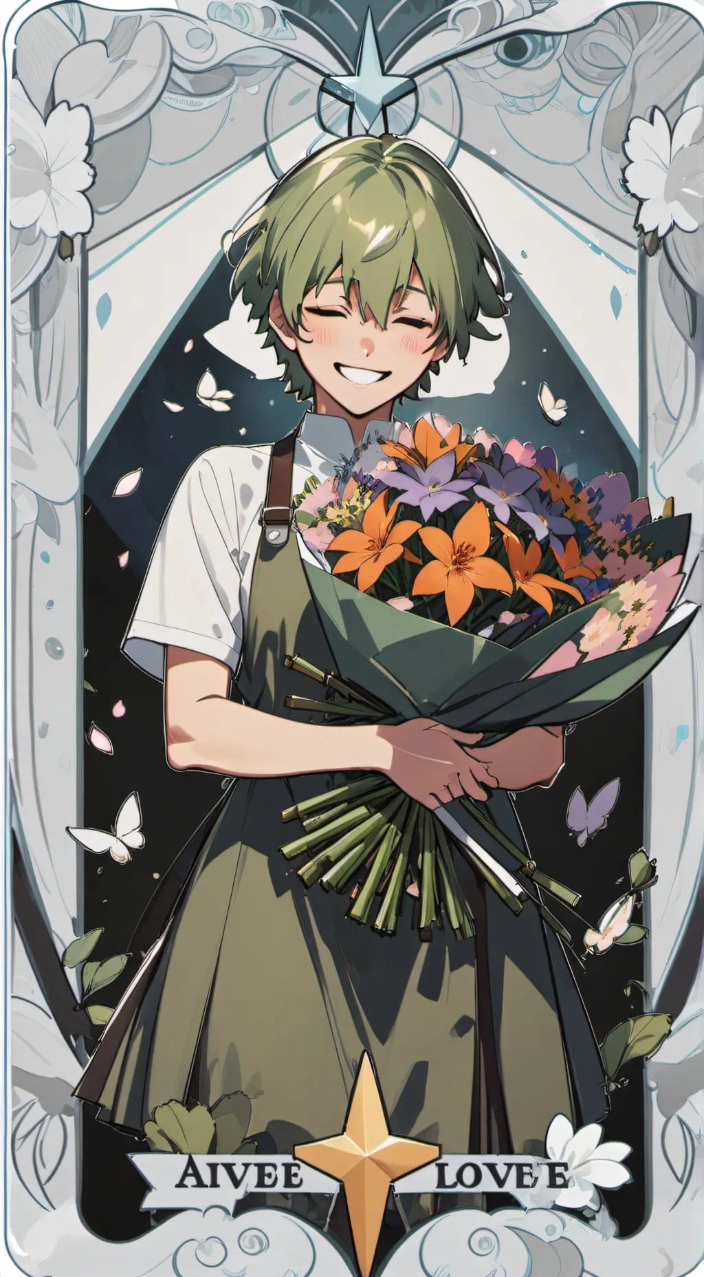 ai character: mha party background