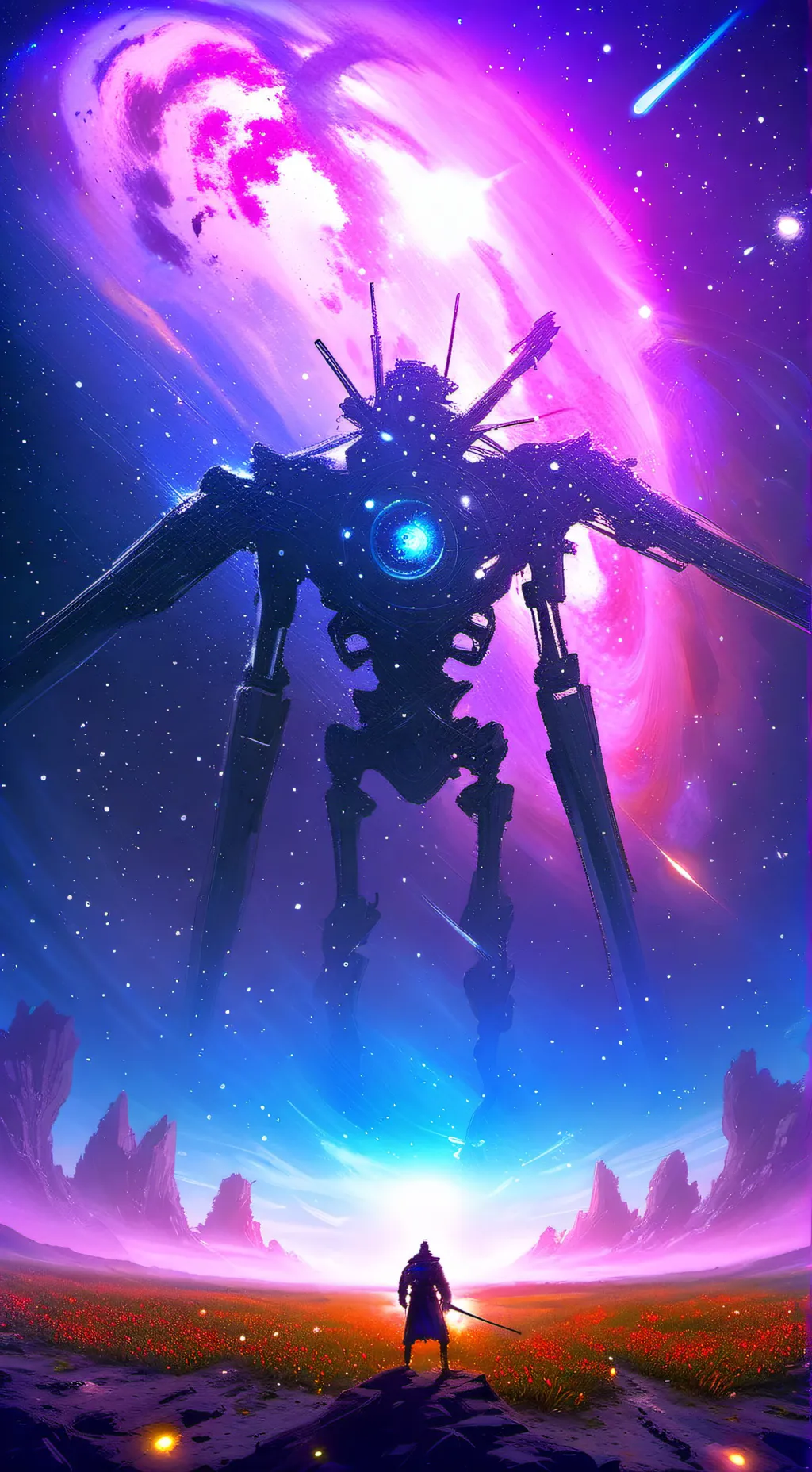 ai character: THY FUTURE background
