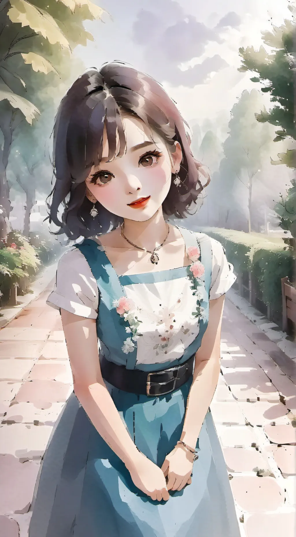 ai character: lily background
