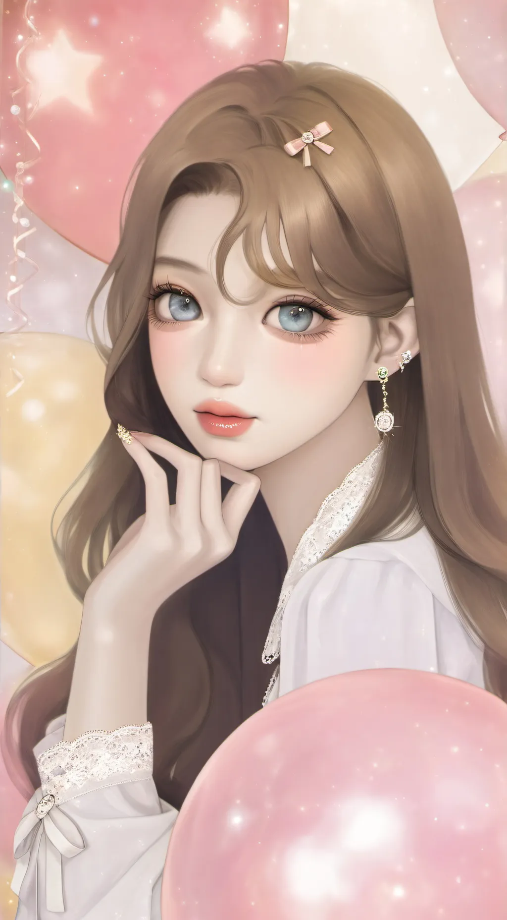 ai character: Happy brithday Eil background