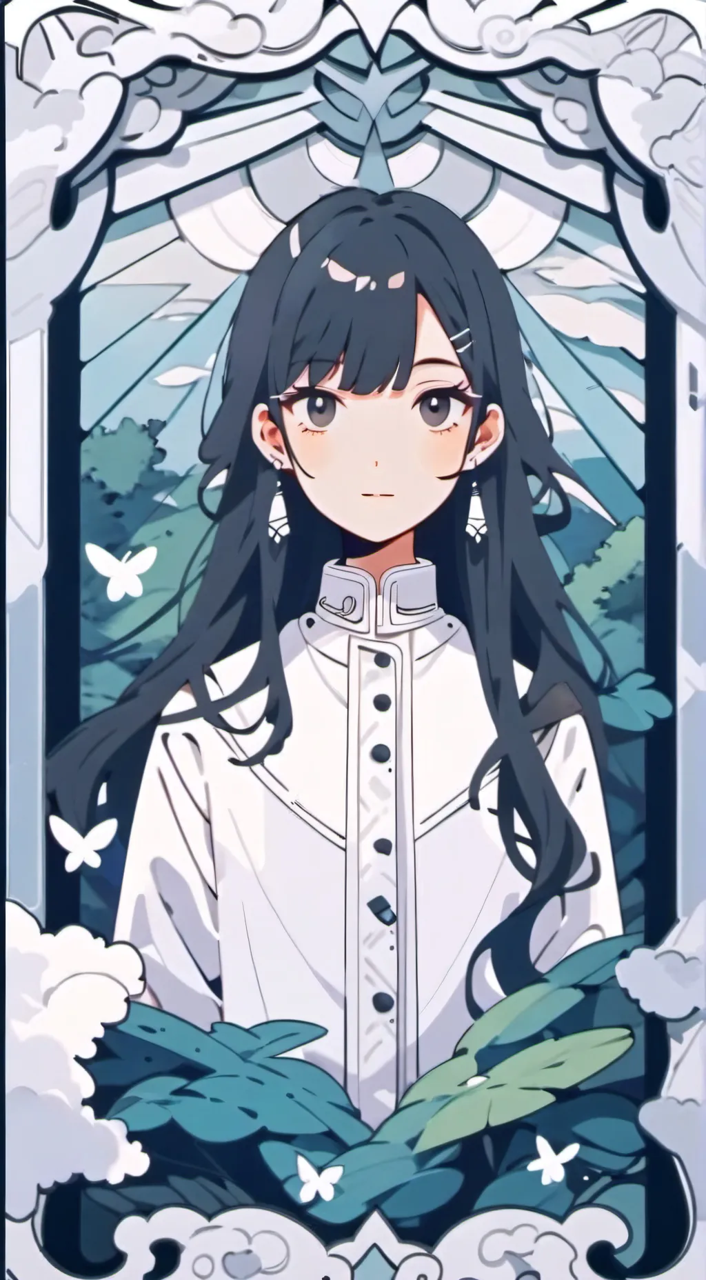 ai character: прислуга background