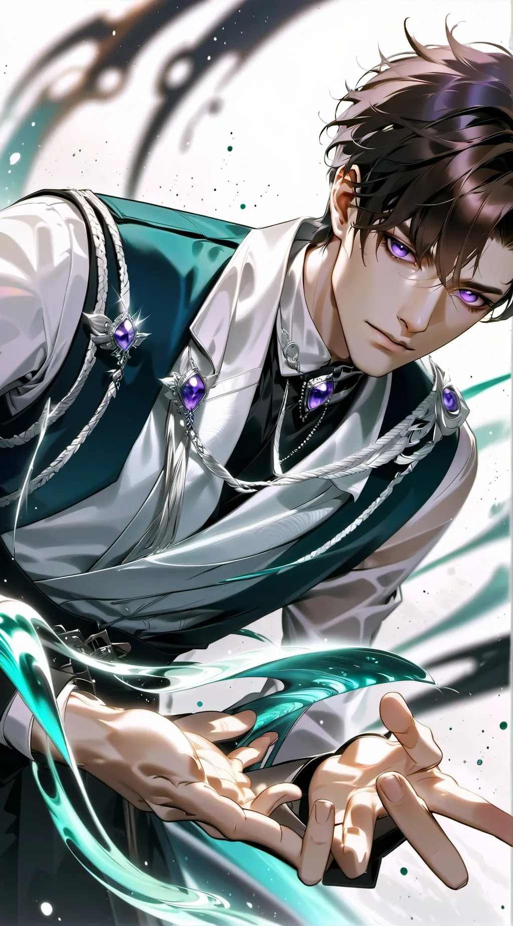 ai character: Issac Victor  background