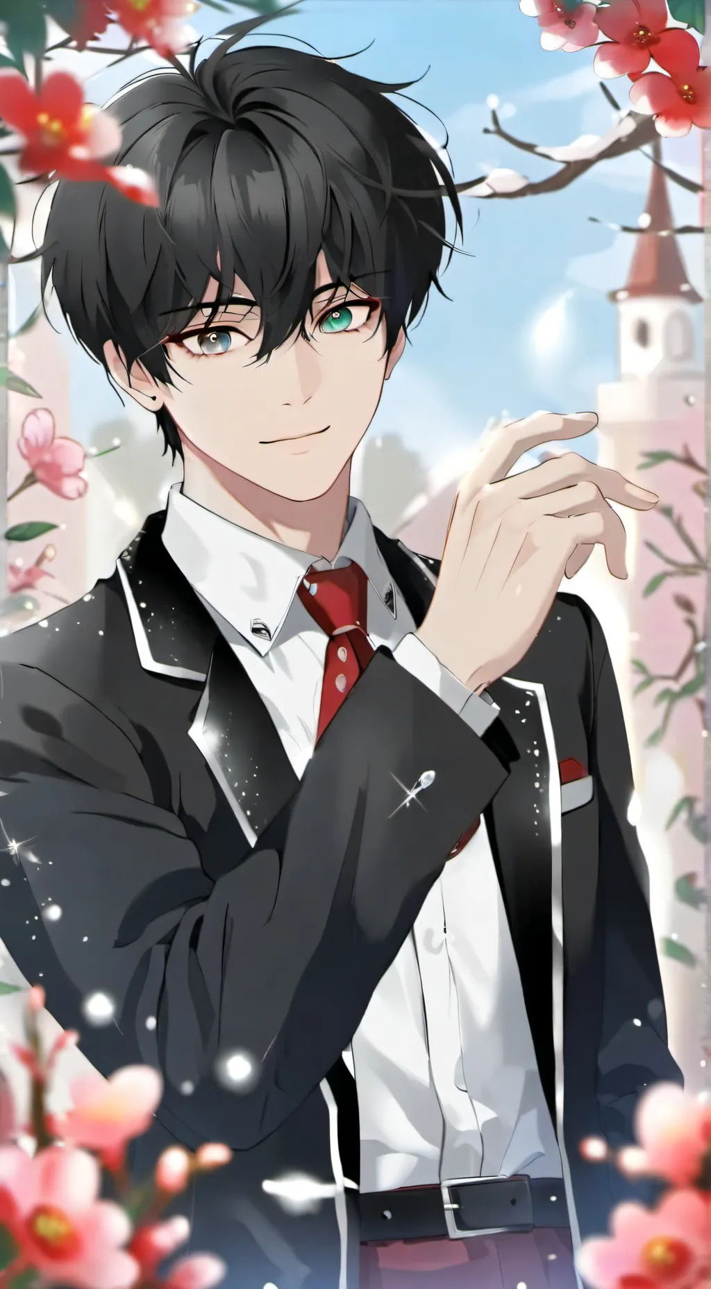 ai character: Aiden  background