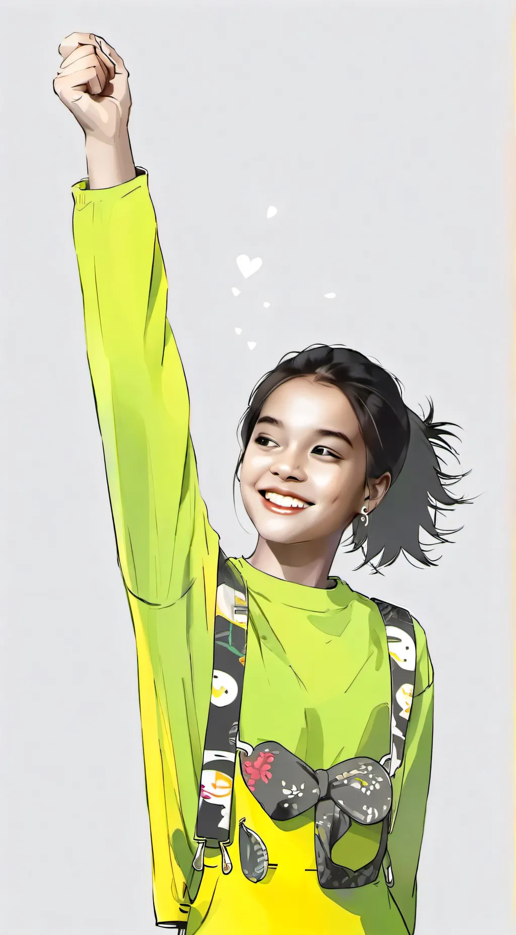 ai character: serum  background