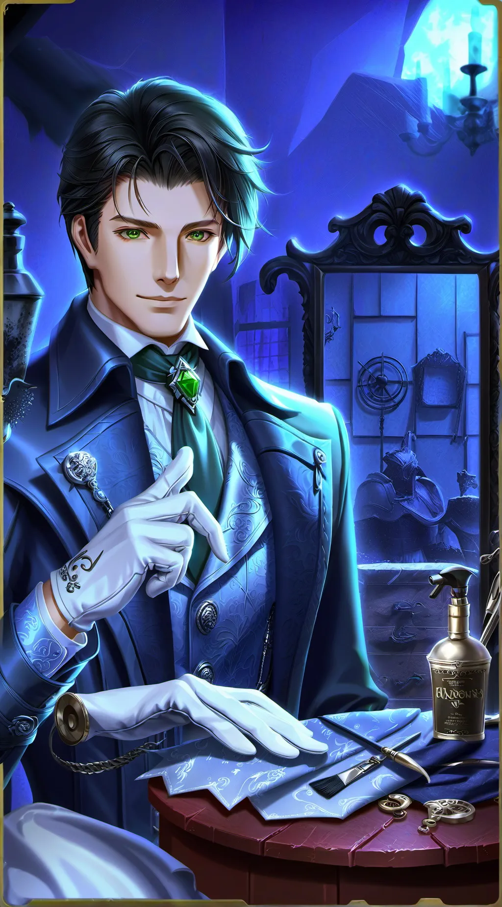 ai character: Charming Rival background