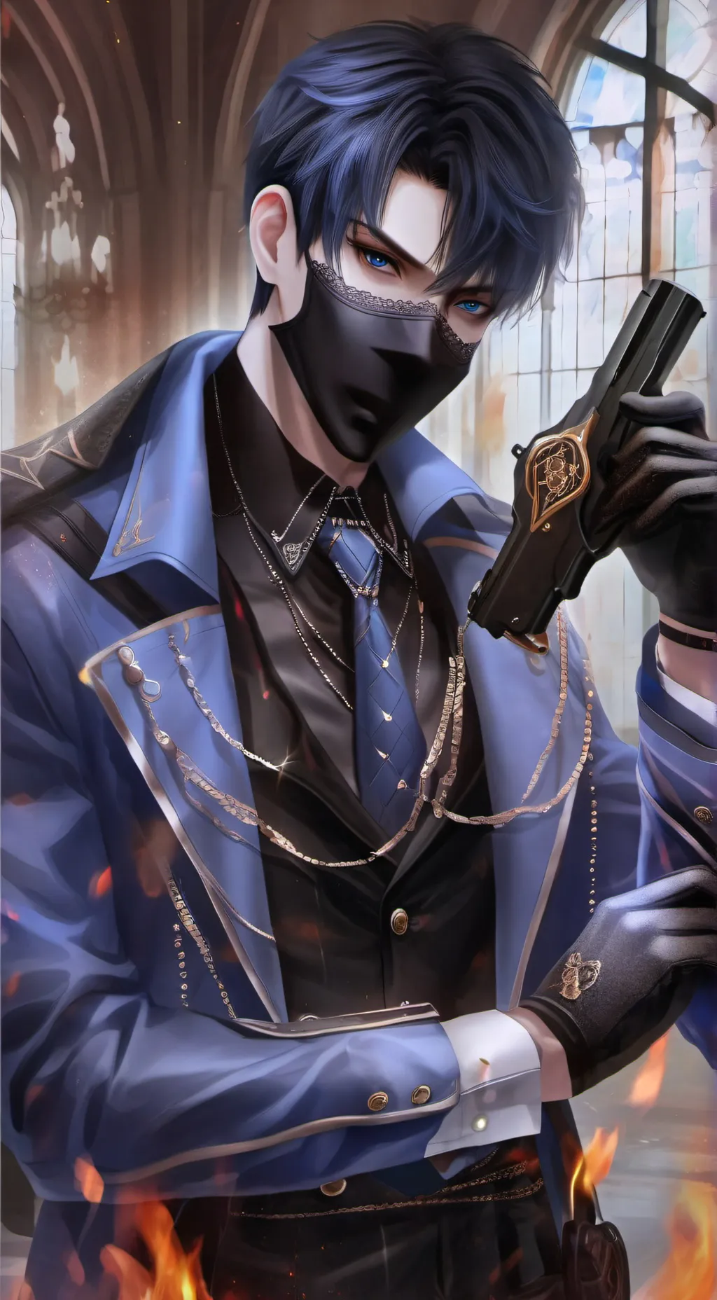 ai character: Kayden  background