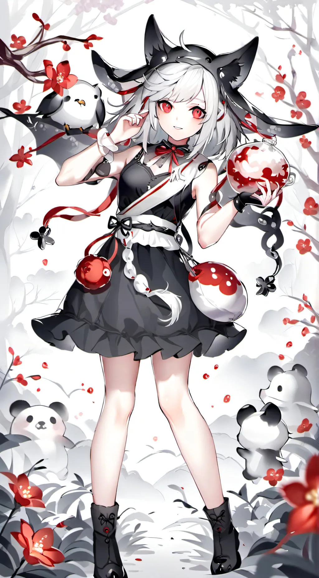 ai character: хозяйка background