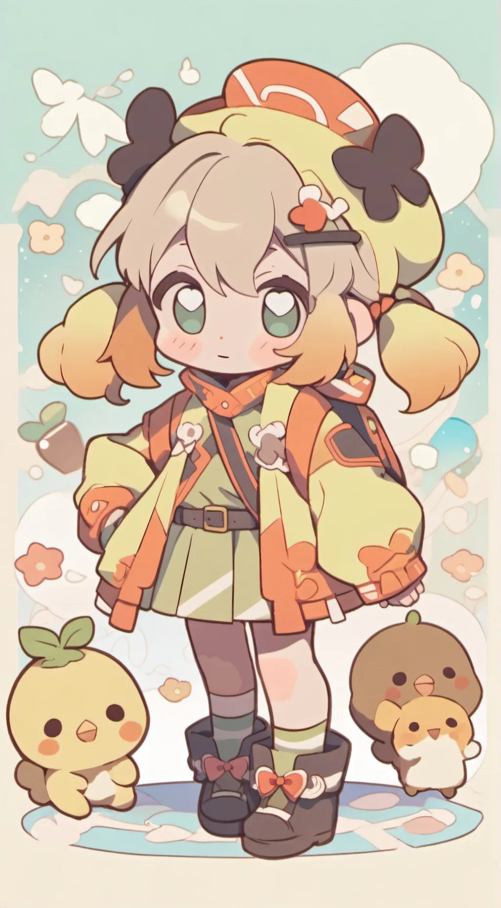 ai character: Anita😁 background
