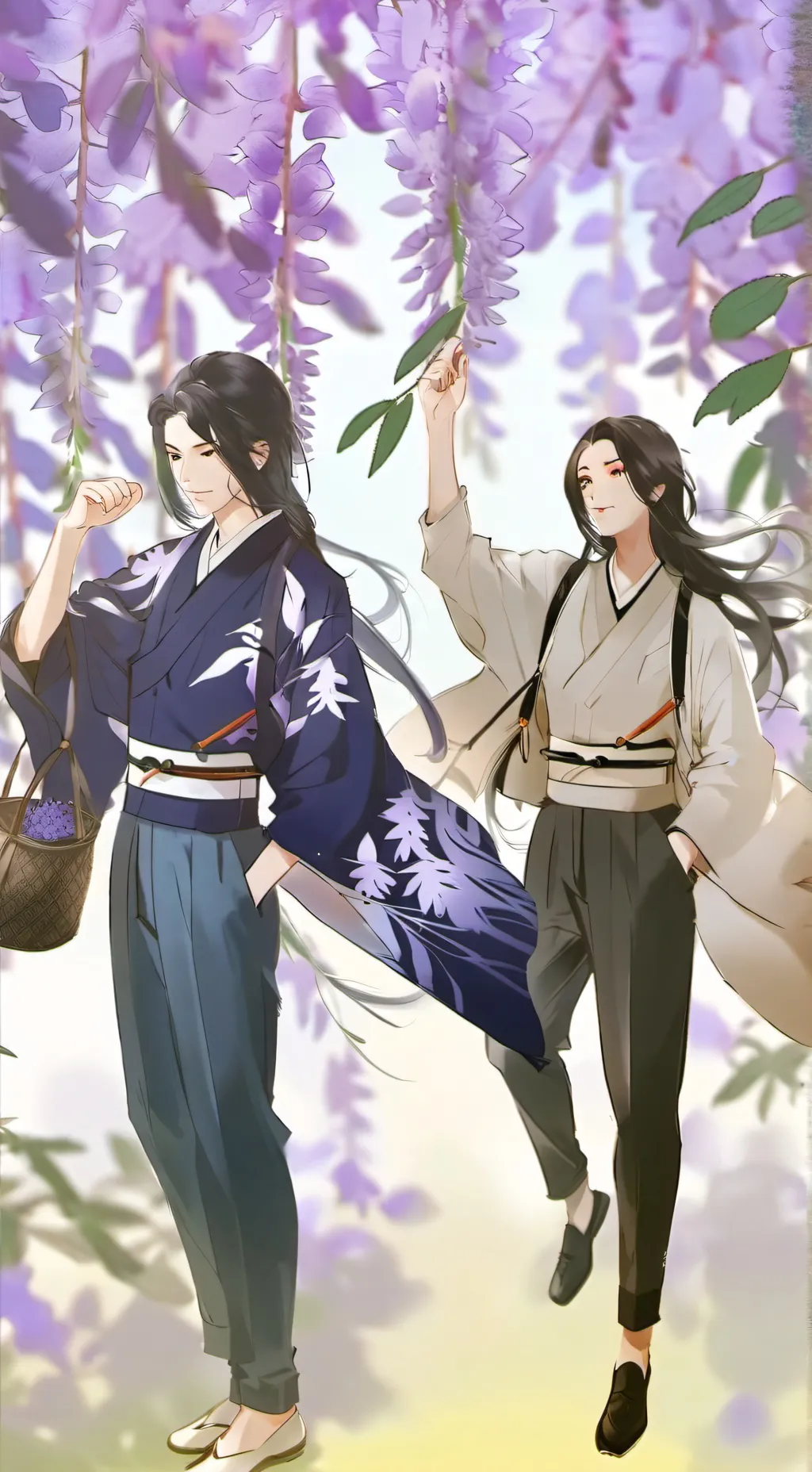 ai character: Kny twins background