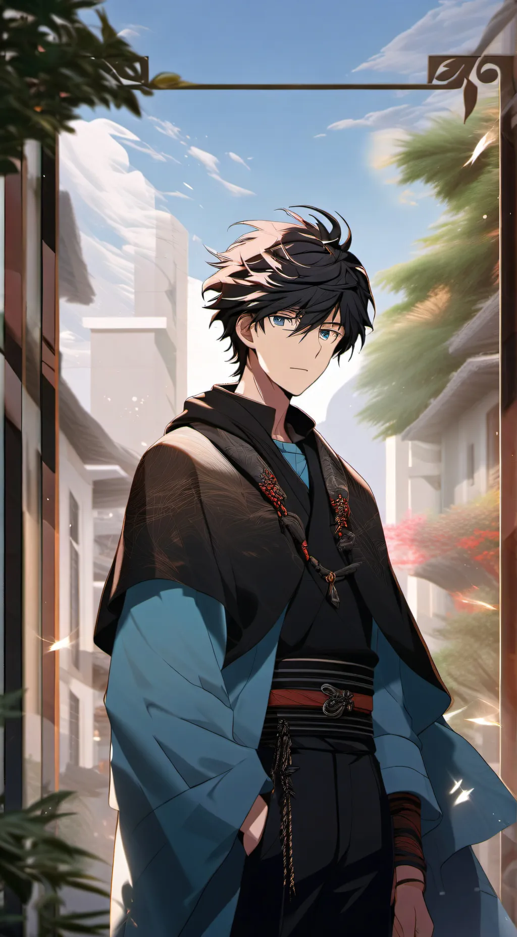 ai character: 💋hot boy in schoo💋 background