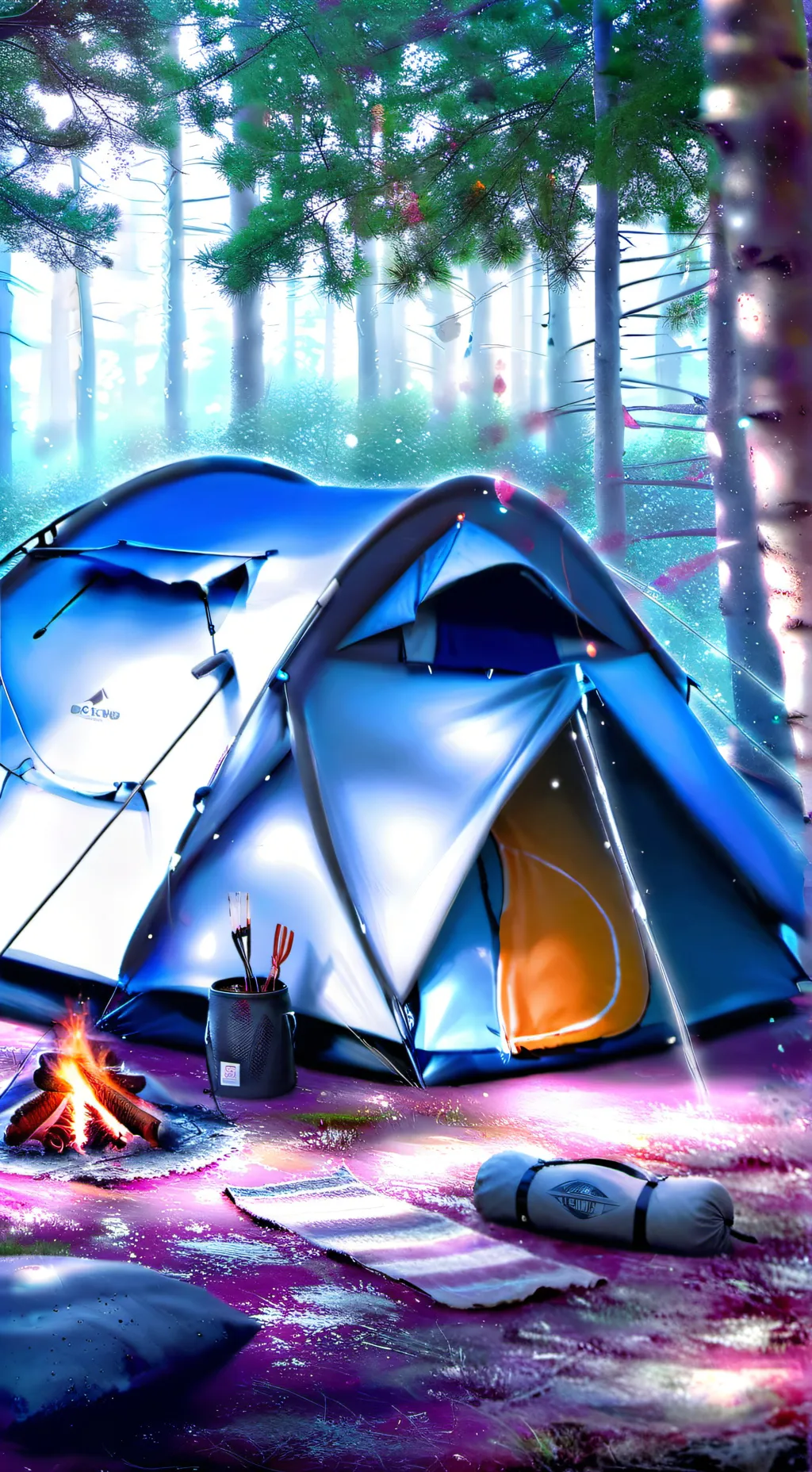 ai character: Tsmas Camping background