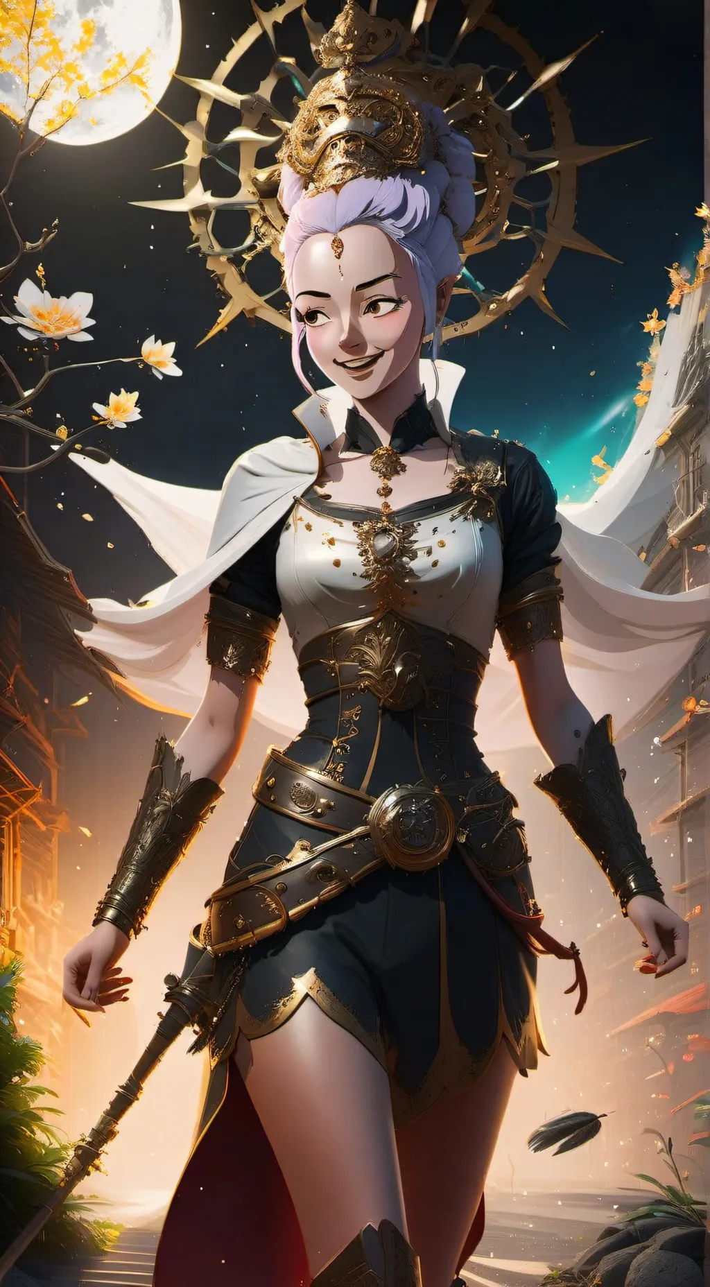 ai character: RumiXJinu background