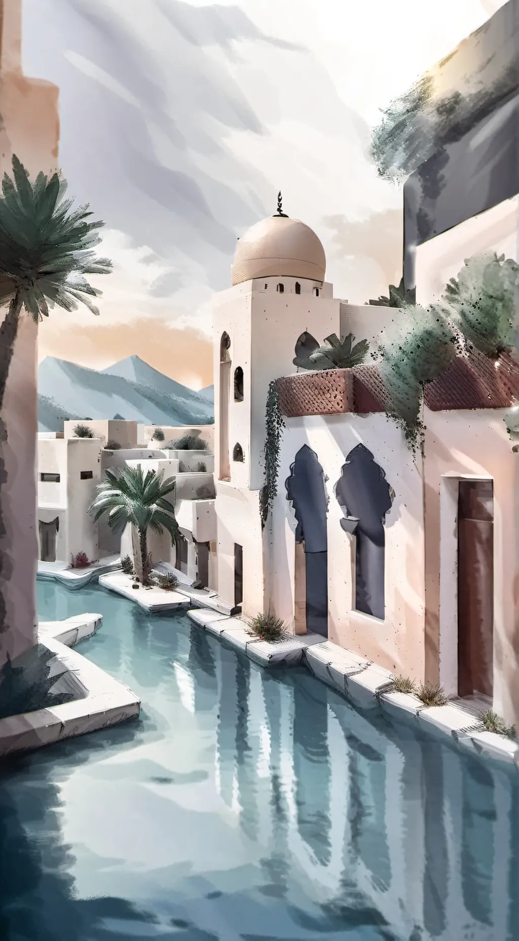 ai character: Saudi Arabia  background