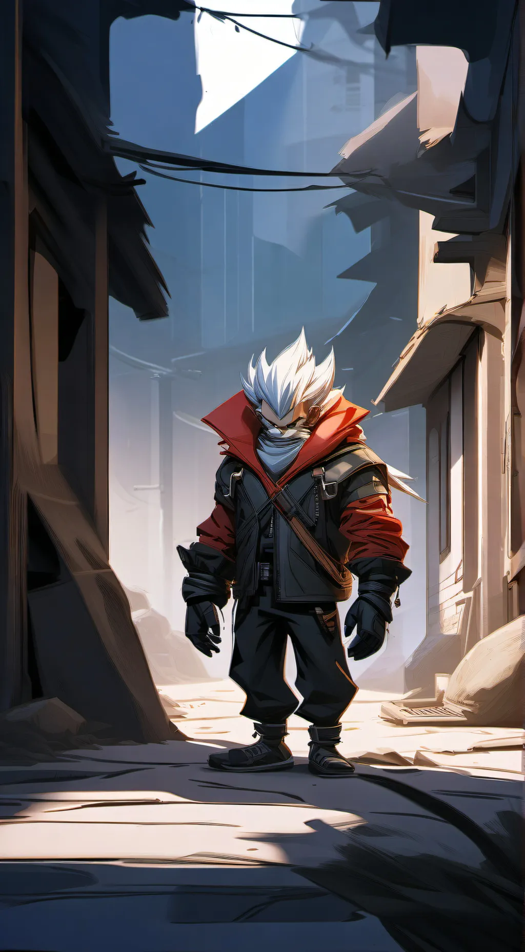ai character: Scrapnik Island background