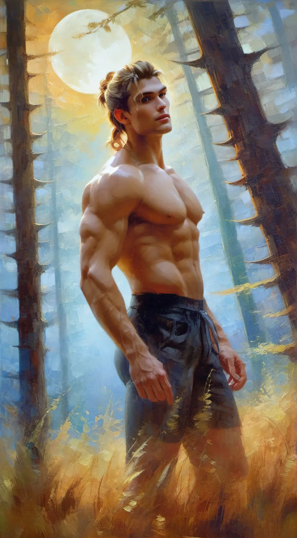 ai character: Rue background