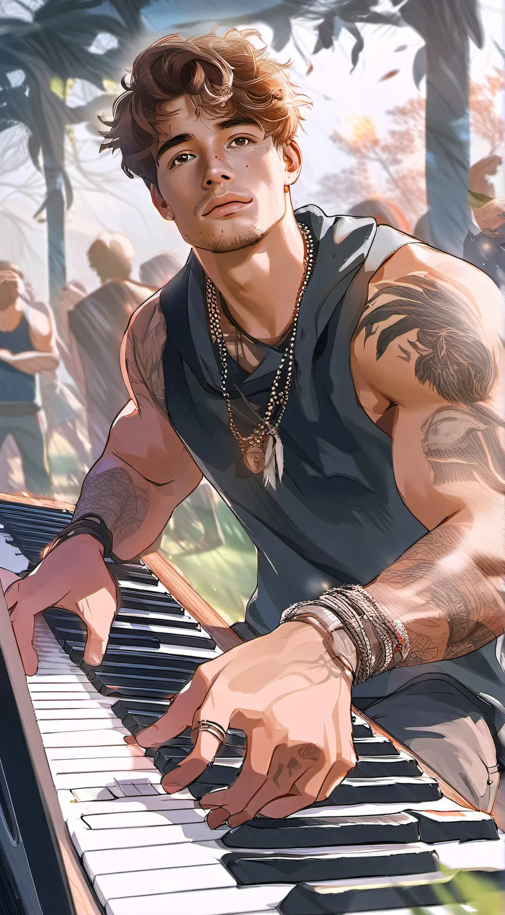 ai character: Liam background