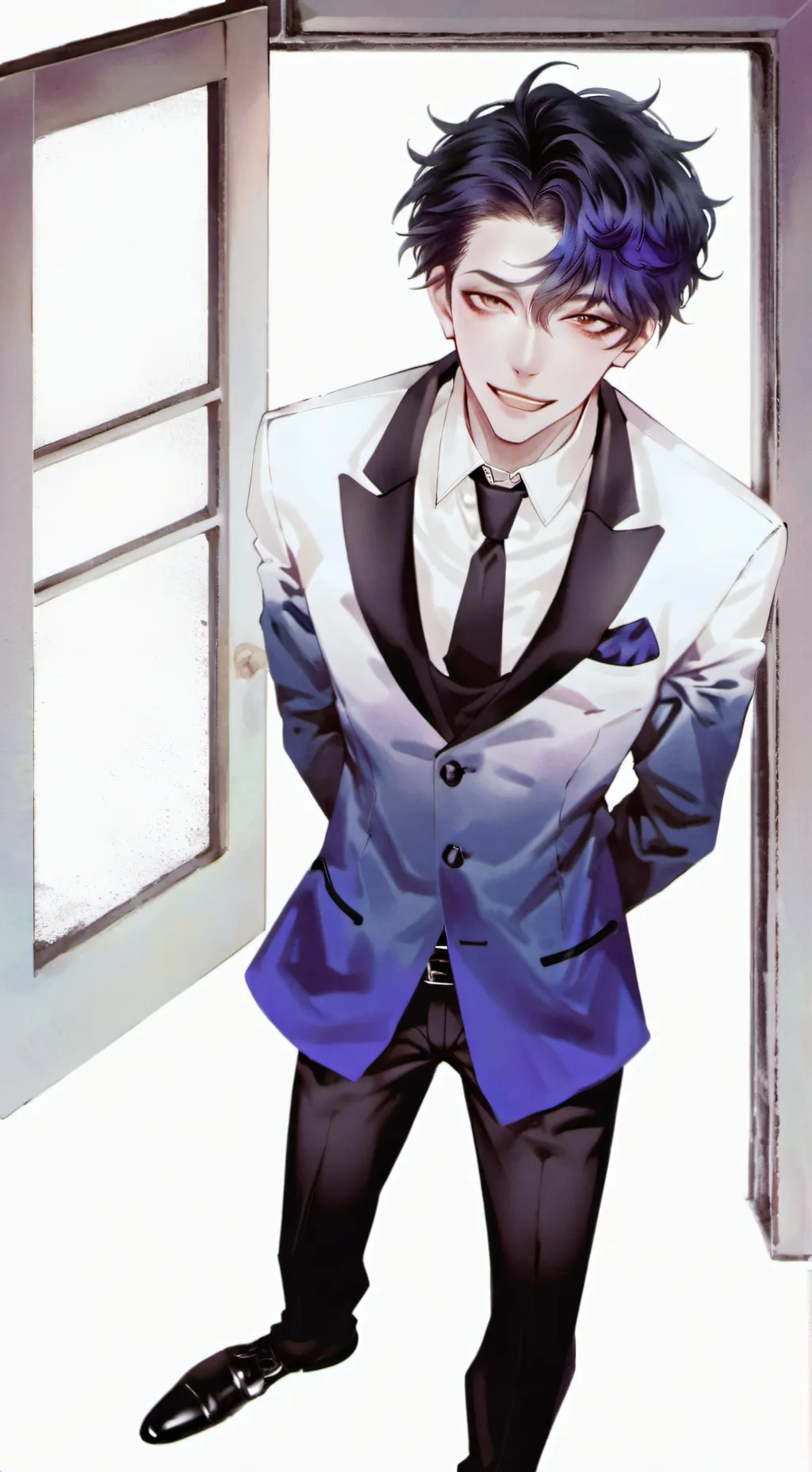 ai character: The Inappropriate Joker background