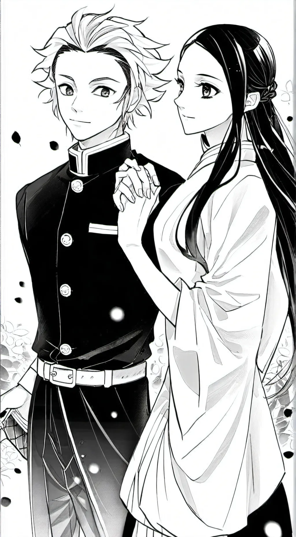 ai character: Tanjiro x Kanao background
