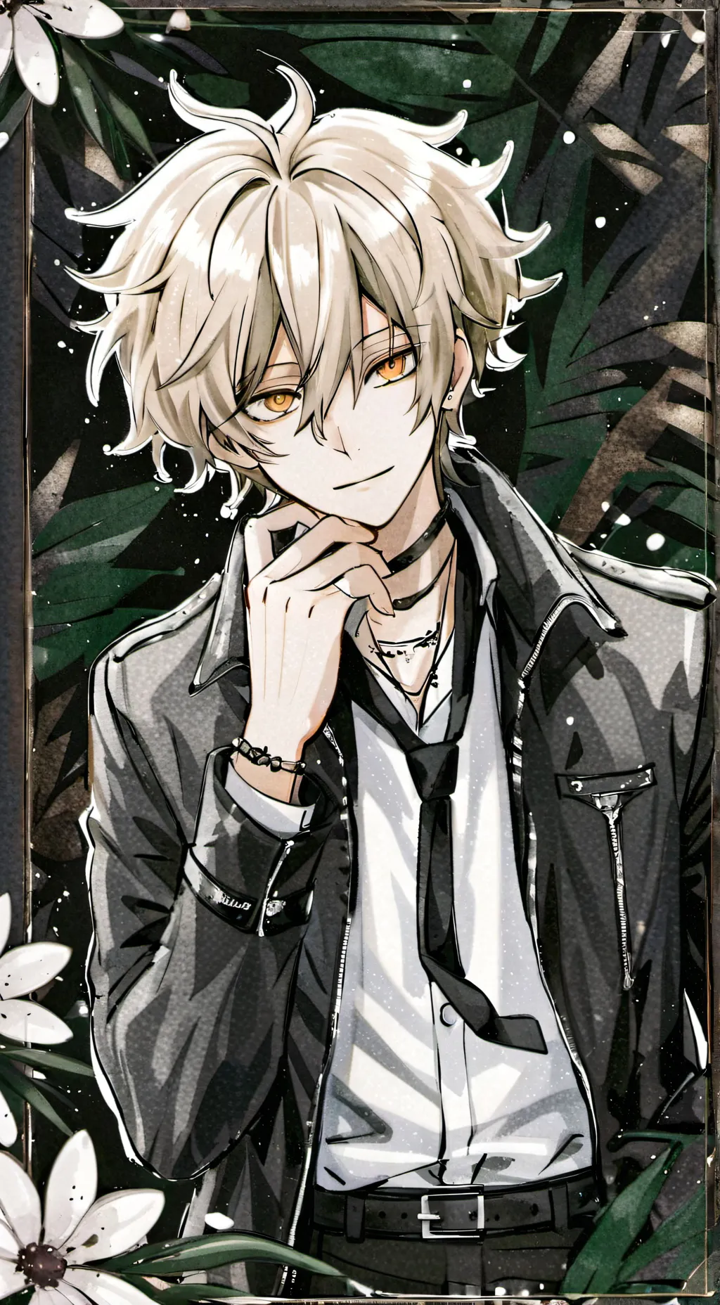 ai character: bakugo hot background