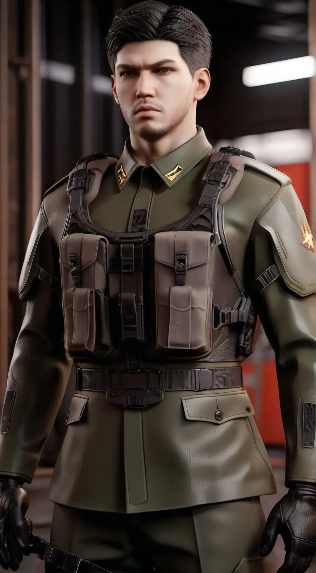 ai character: MAJ Daniel EP1 background