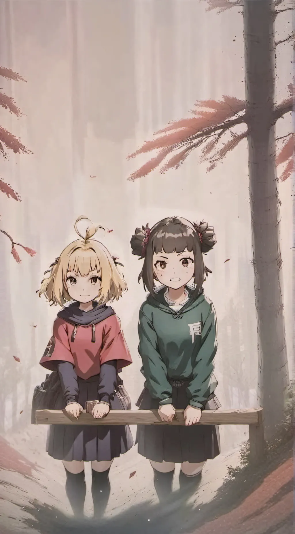 ai character: toga X uraraka ^^ background