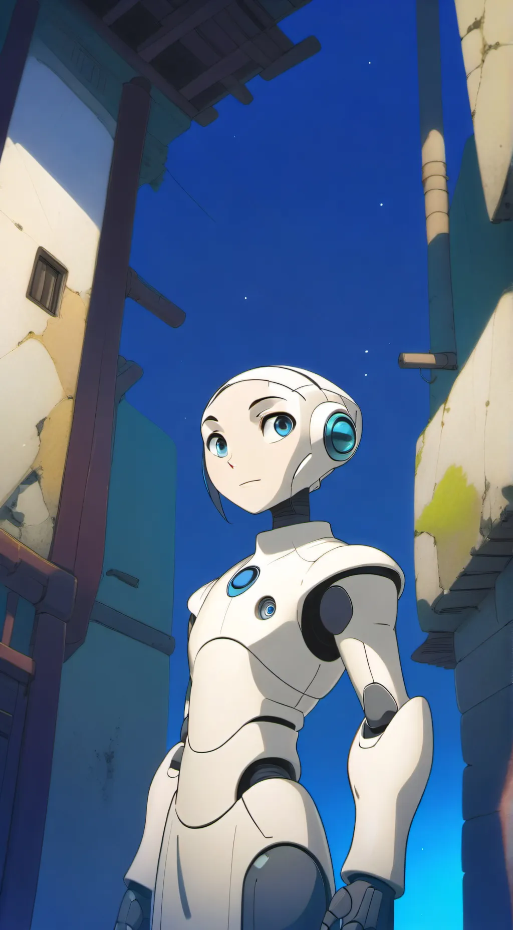 ai character: Roz the wild robot background
