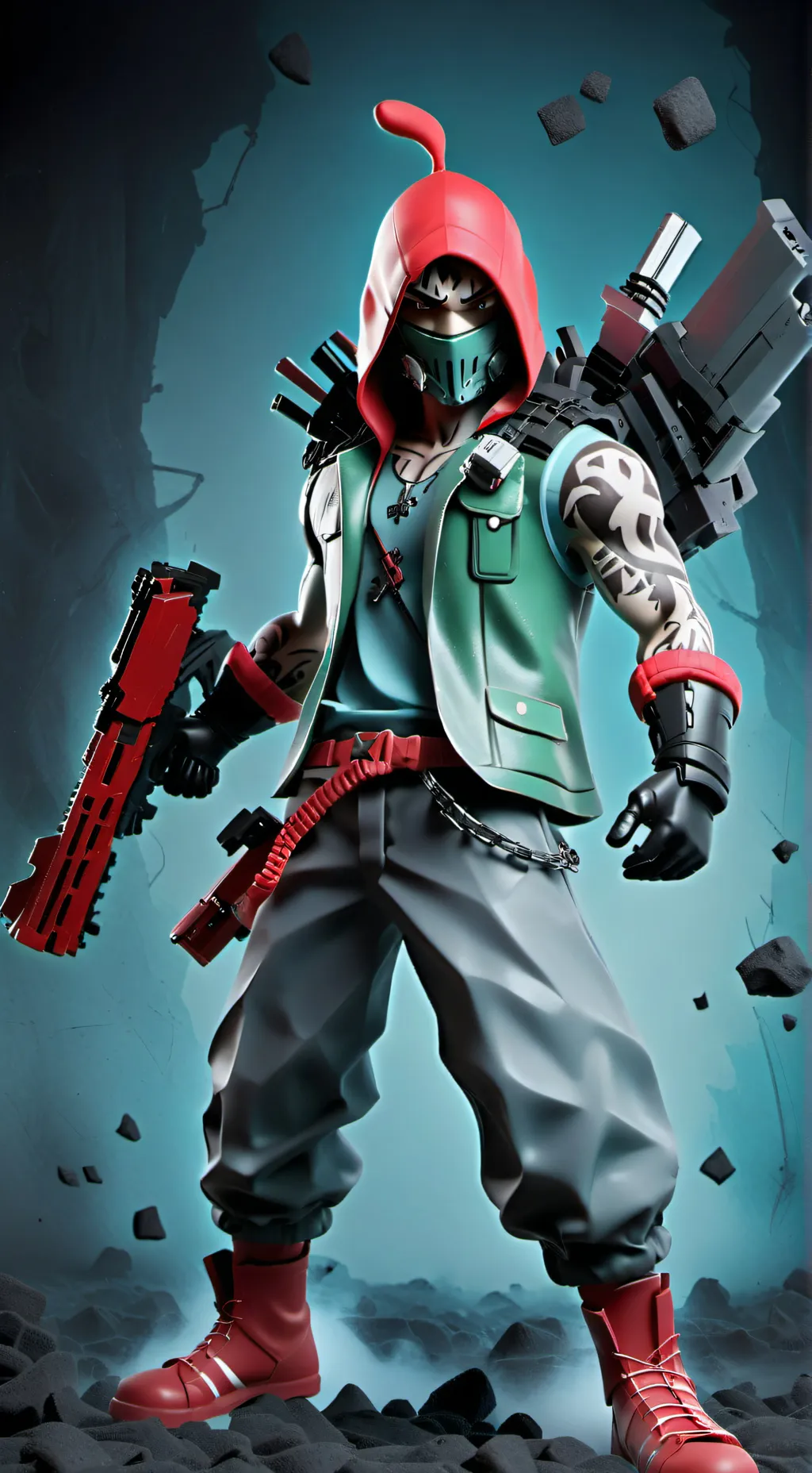 ai character: fortnite kid background