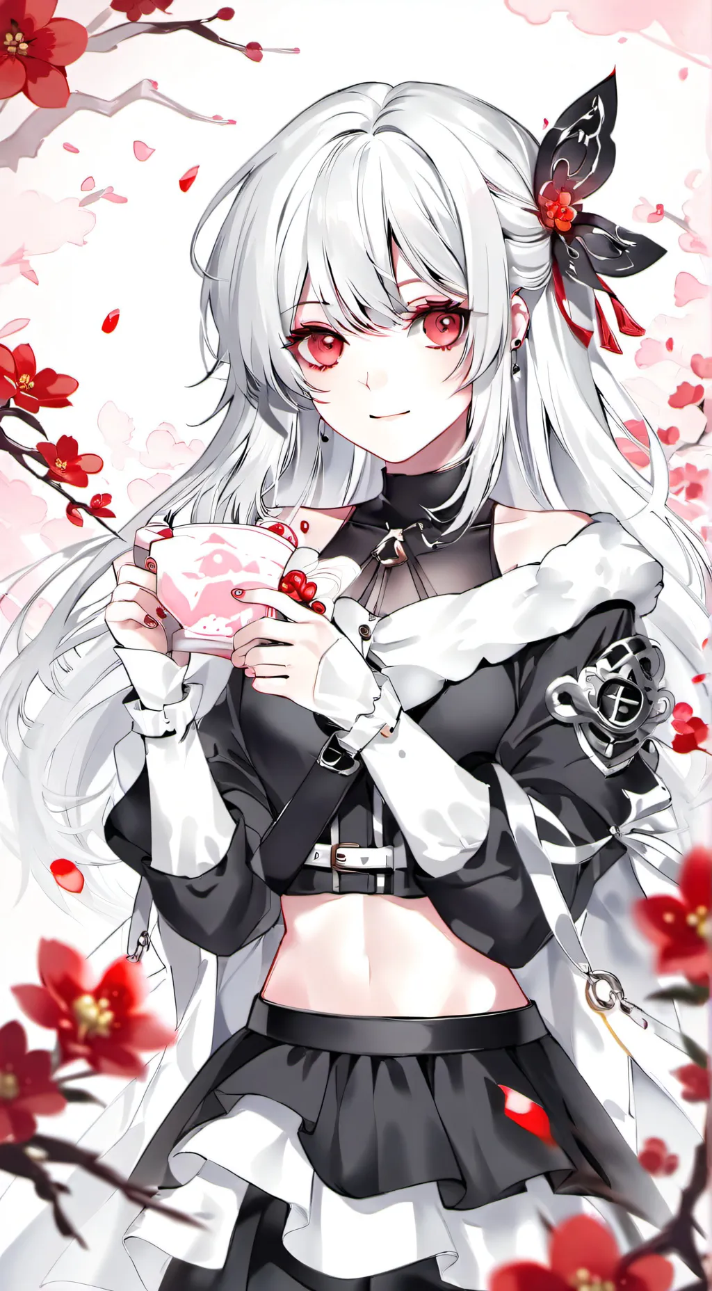 ai character: shy background