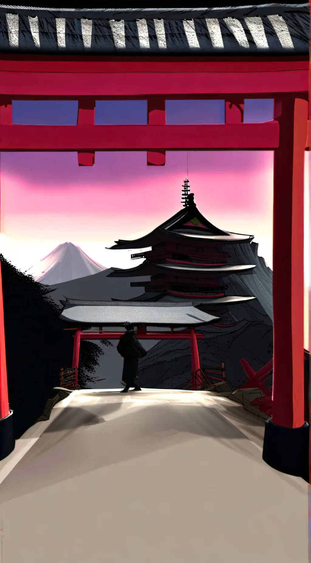 ai character: Japón  background