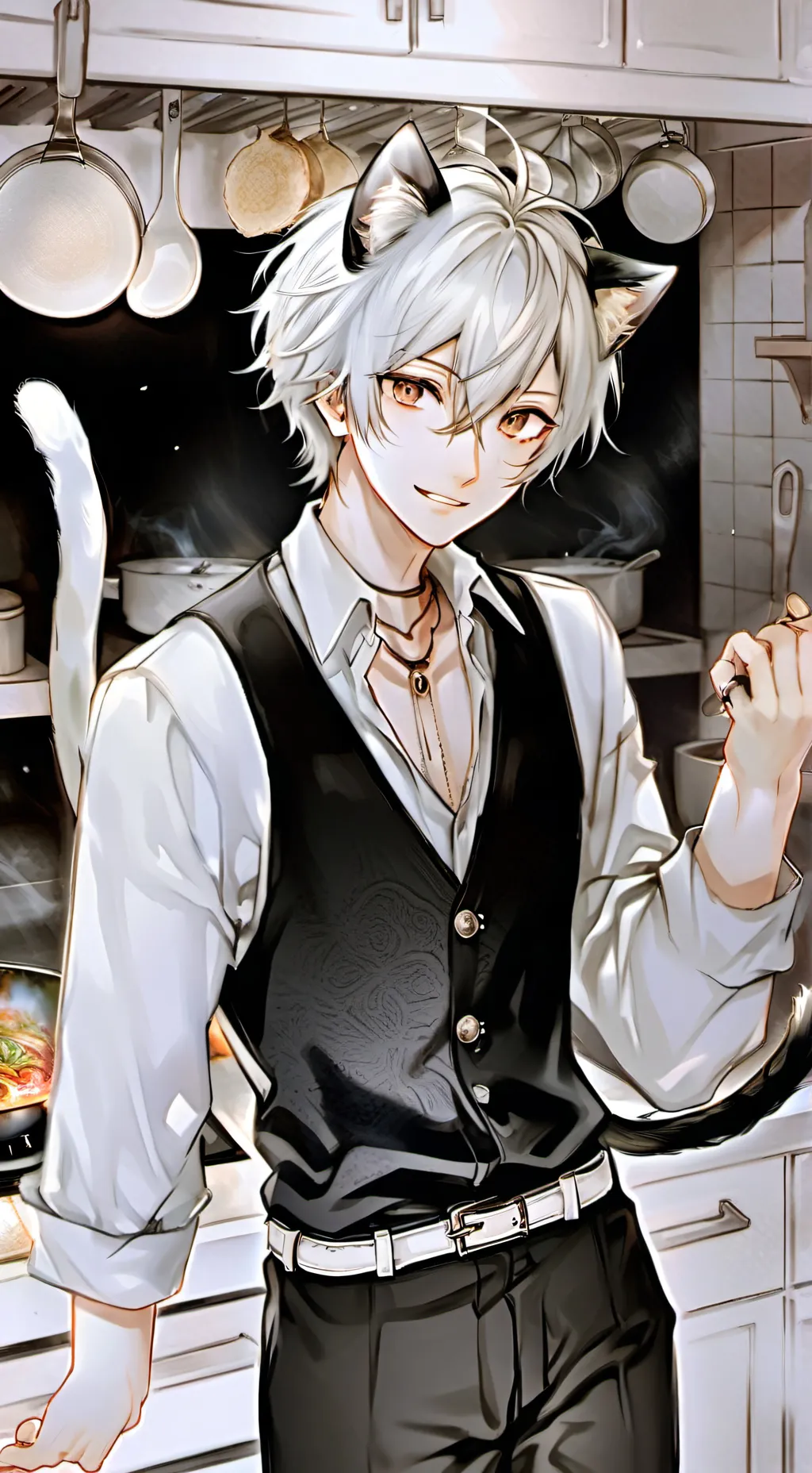ai character: Pristine Paws Spirit background