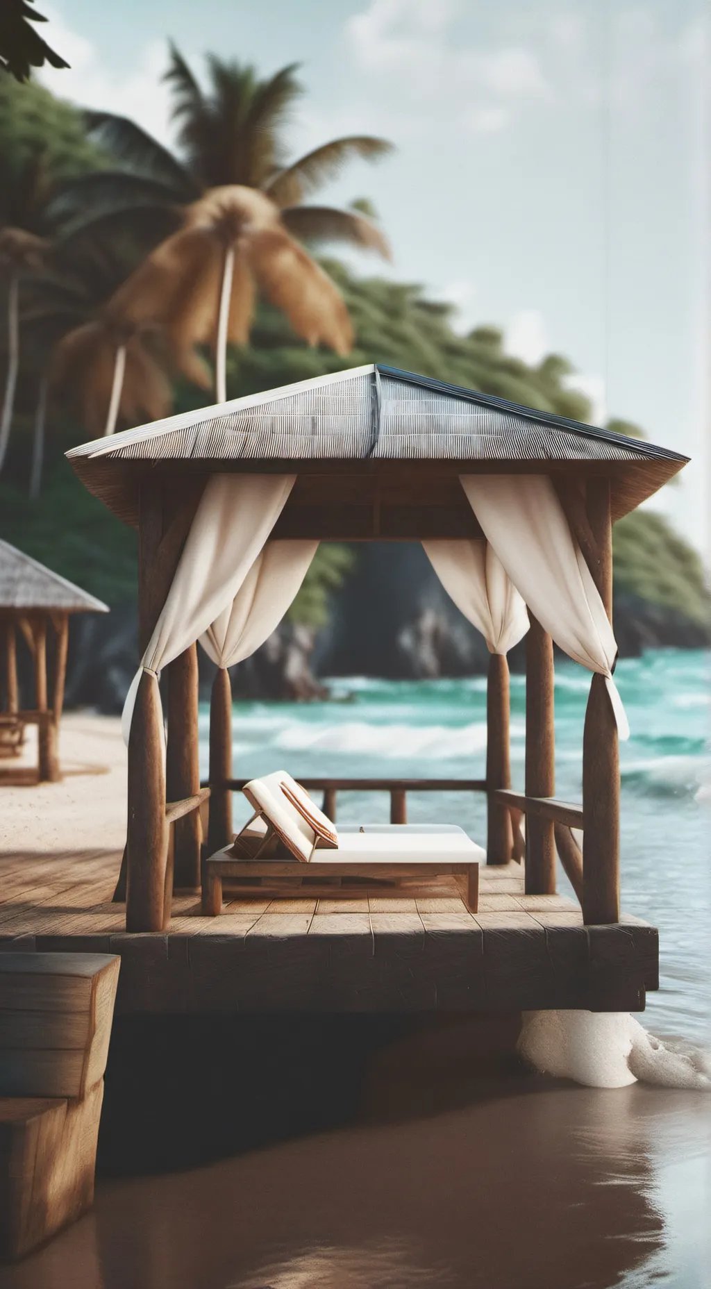 ai character: HASHIRA BEACH background