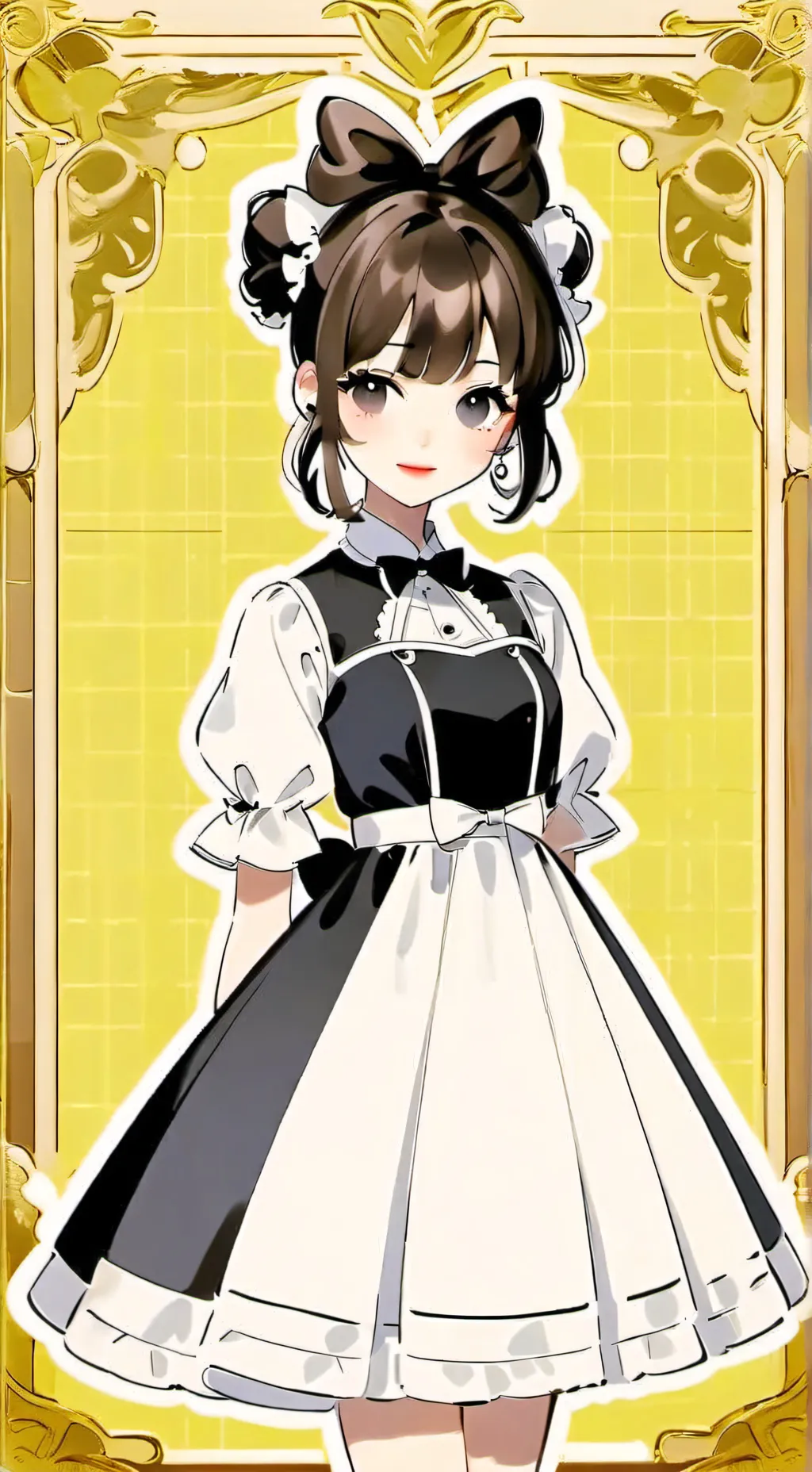 ai character: king maid background