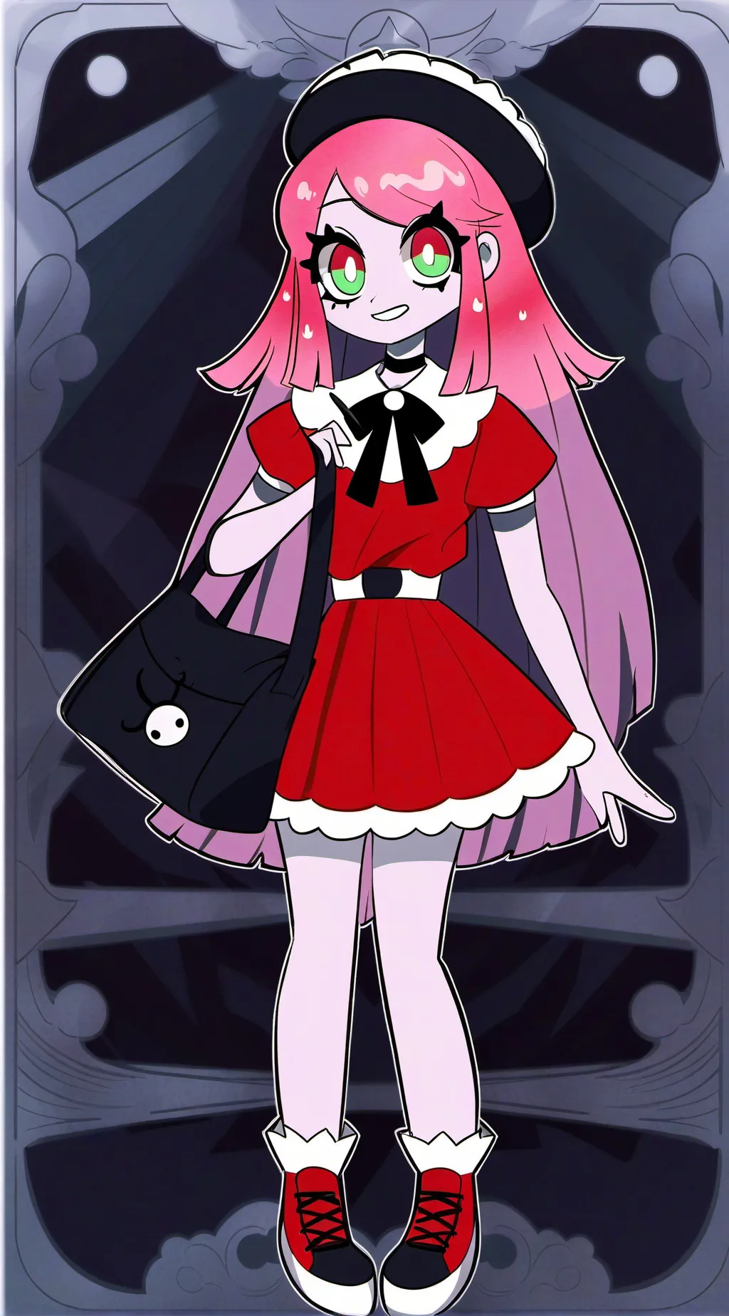 ai character: poppy background