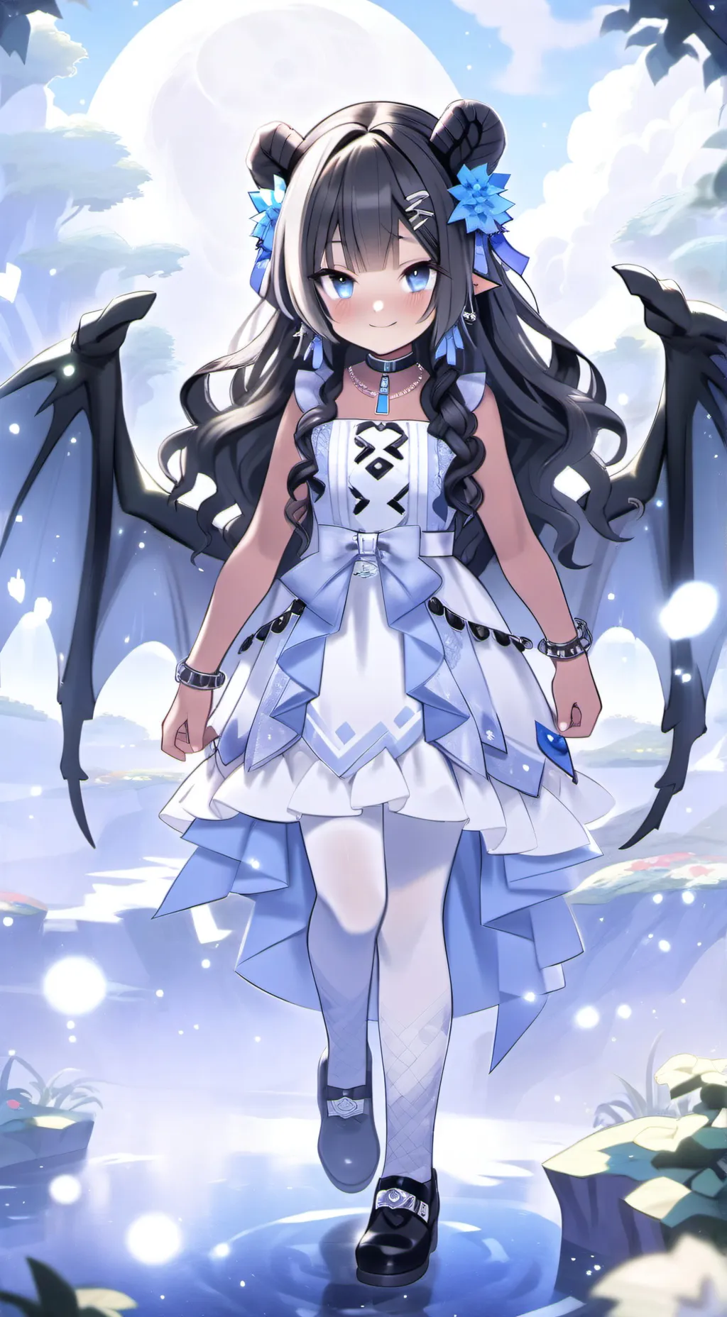 ai character: Zoey  background