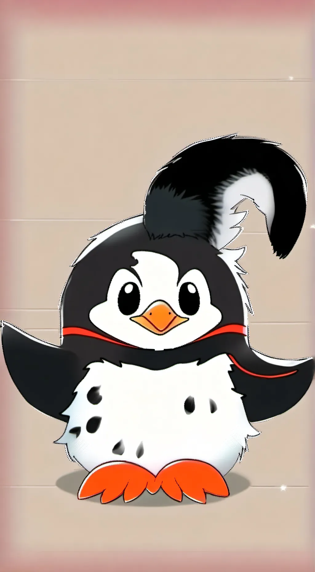 ai character: Penguin Furry Noah background
