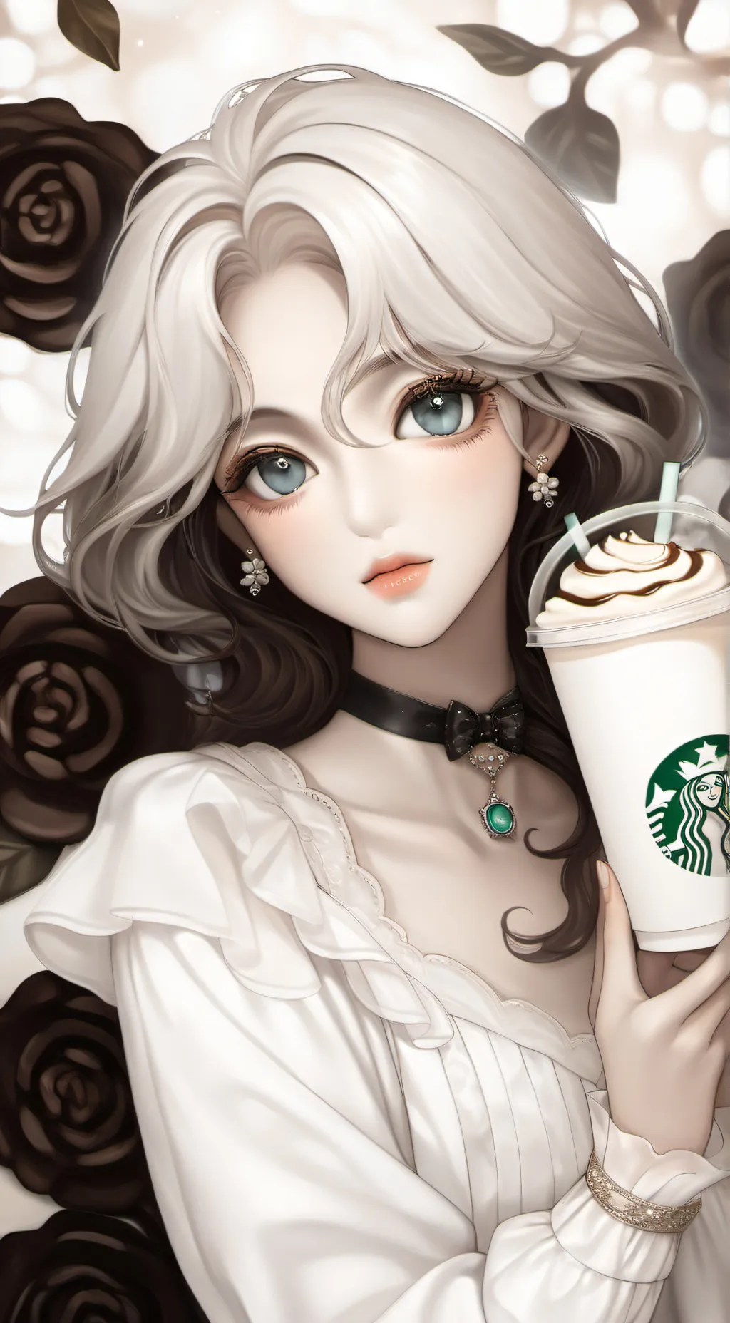 ai character: Decaf background
