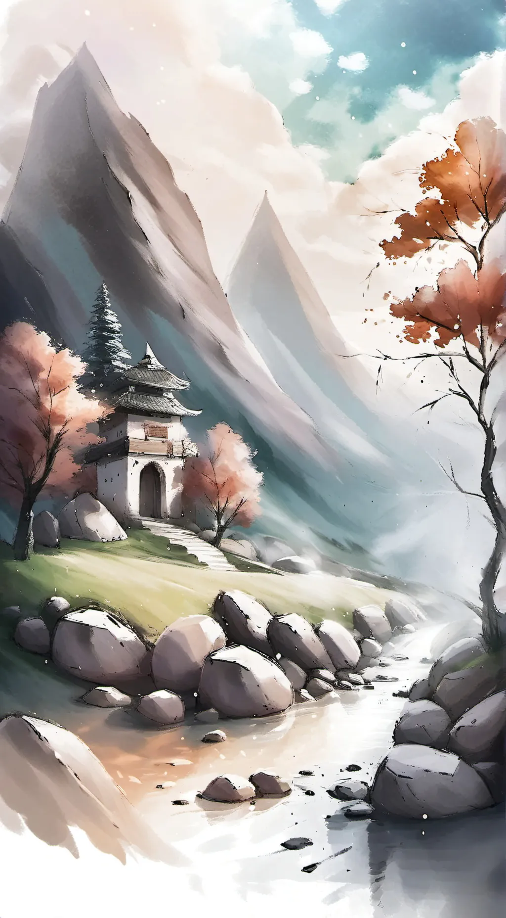 ai character: que subo background