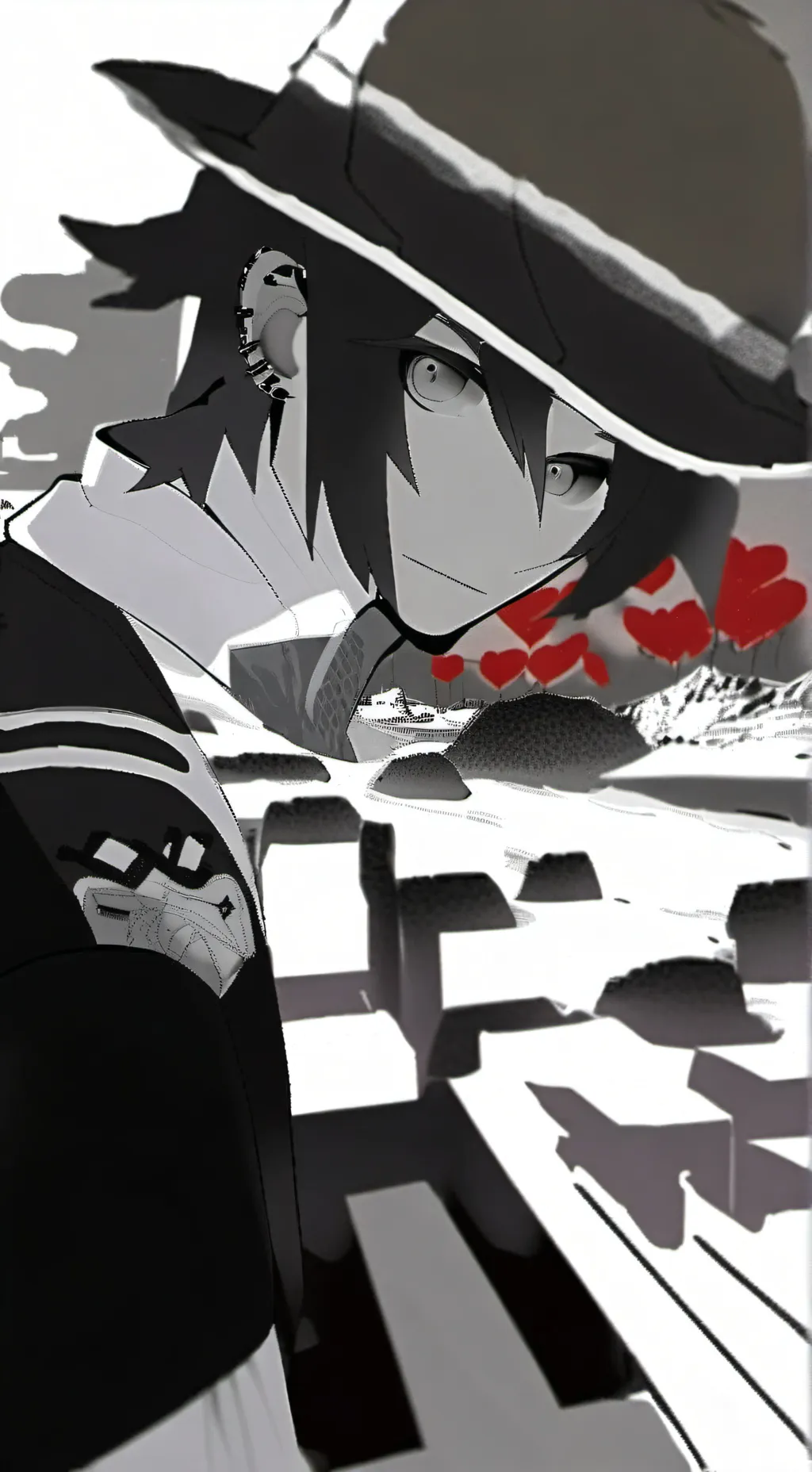 ai character: Two time  background