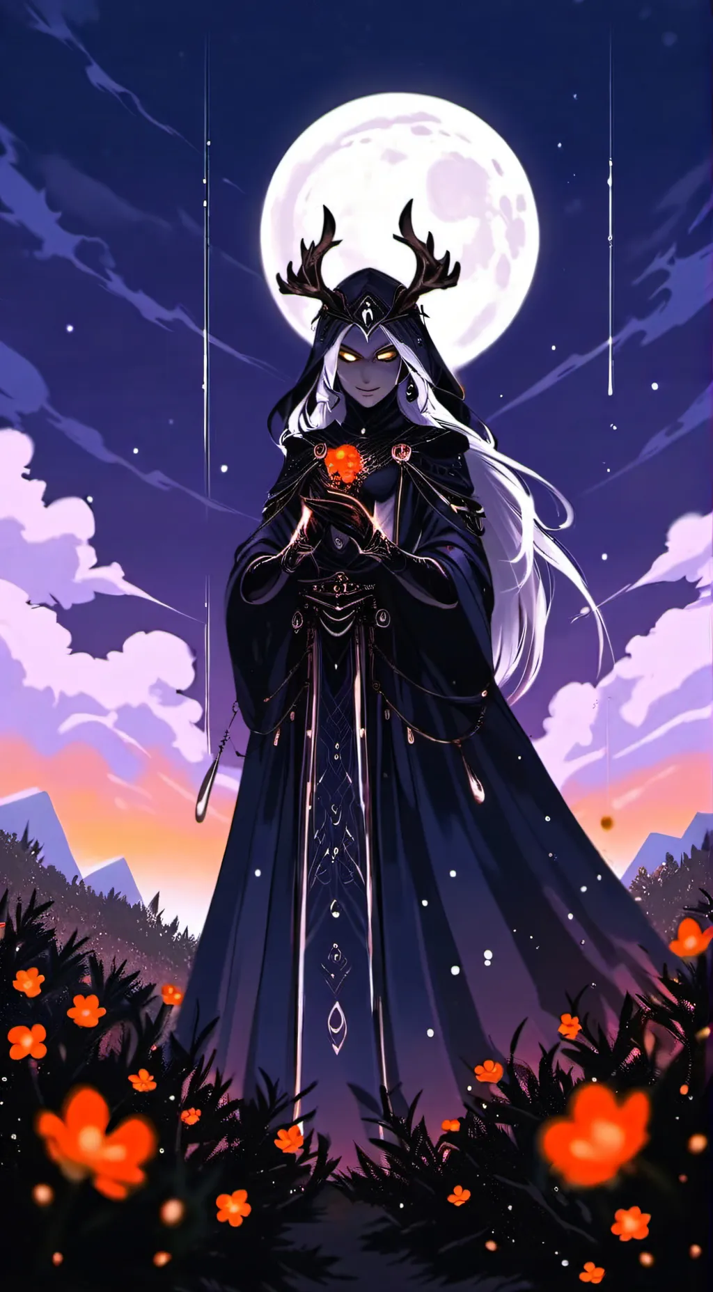 ai character: The witch of taboo background