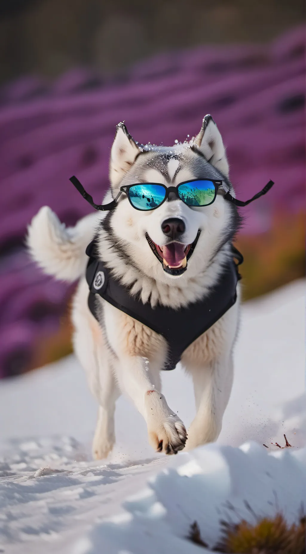ai character: Husky  background