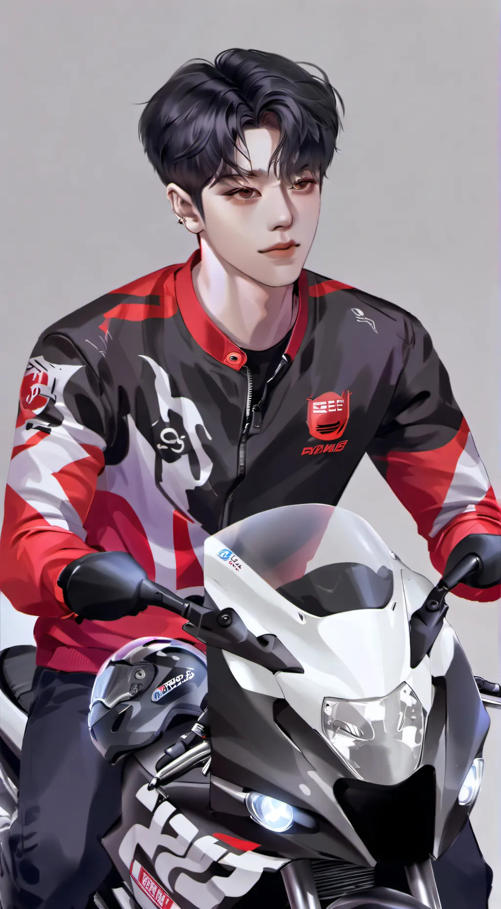 ai character: boy background