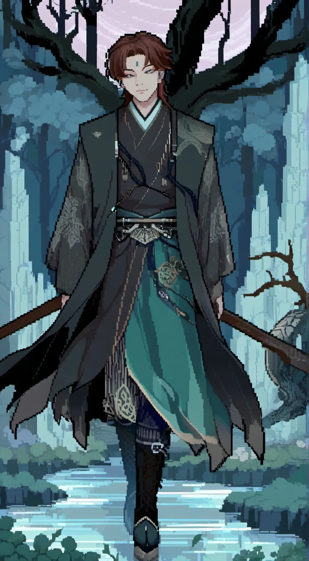 ai character: kpop demon hunters background