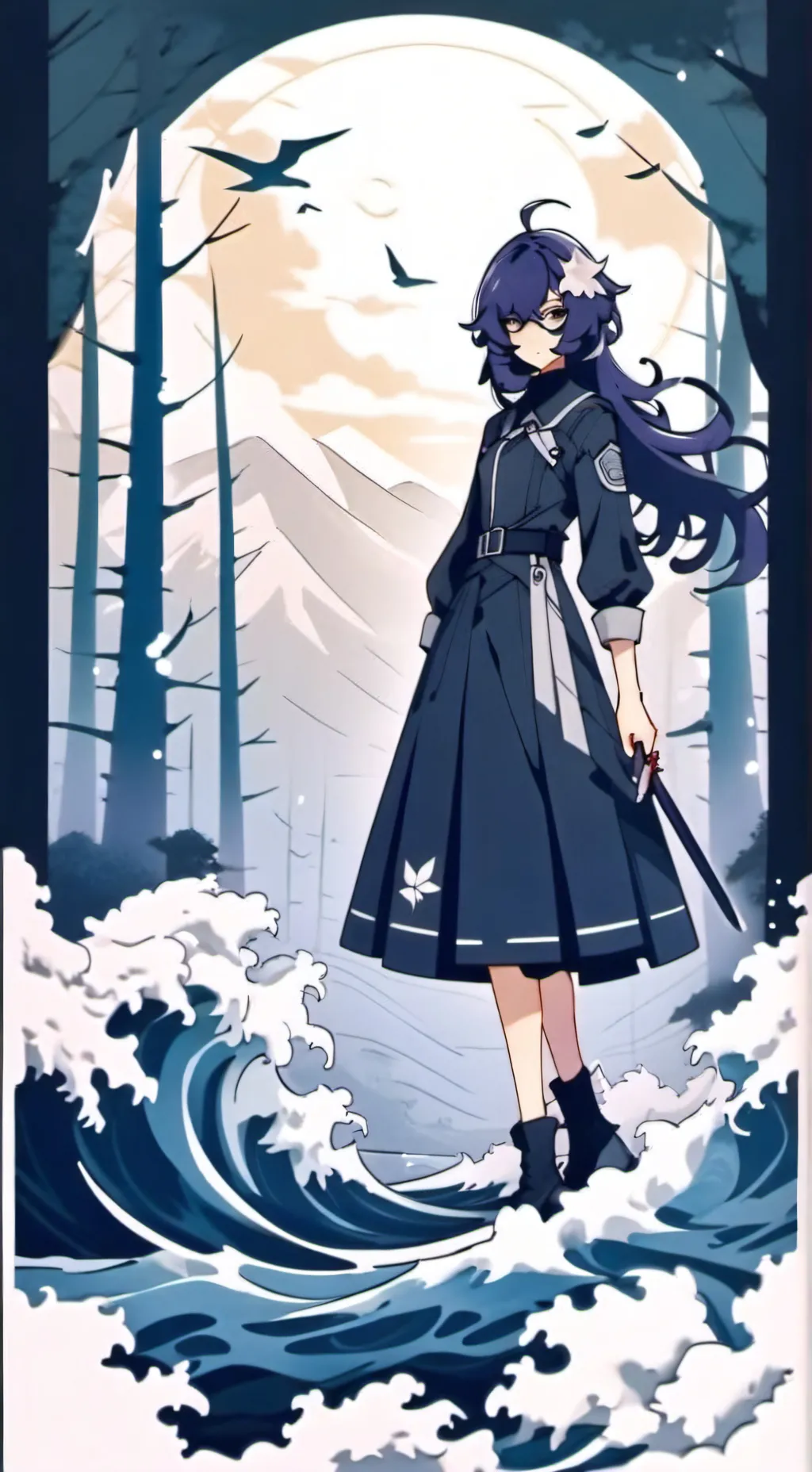 ai character: Walden darling  background