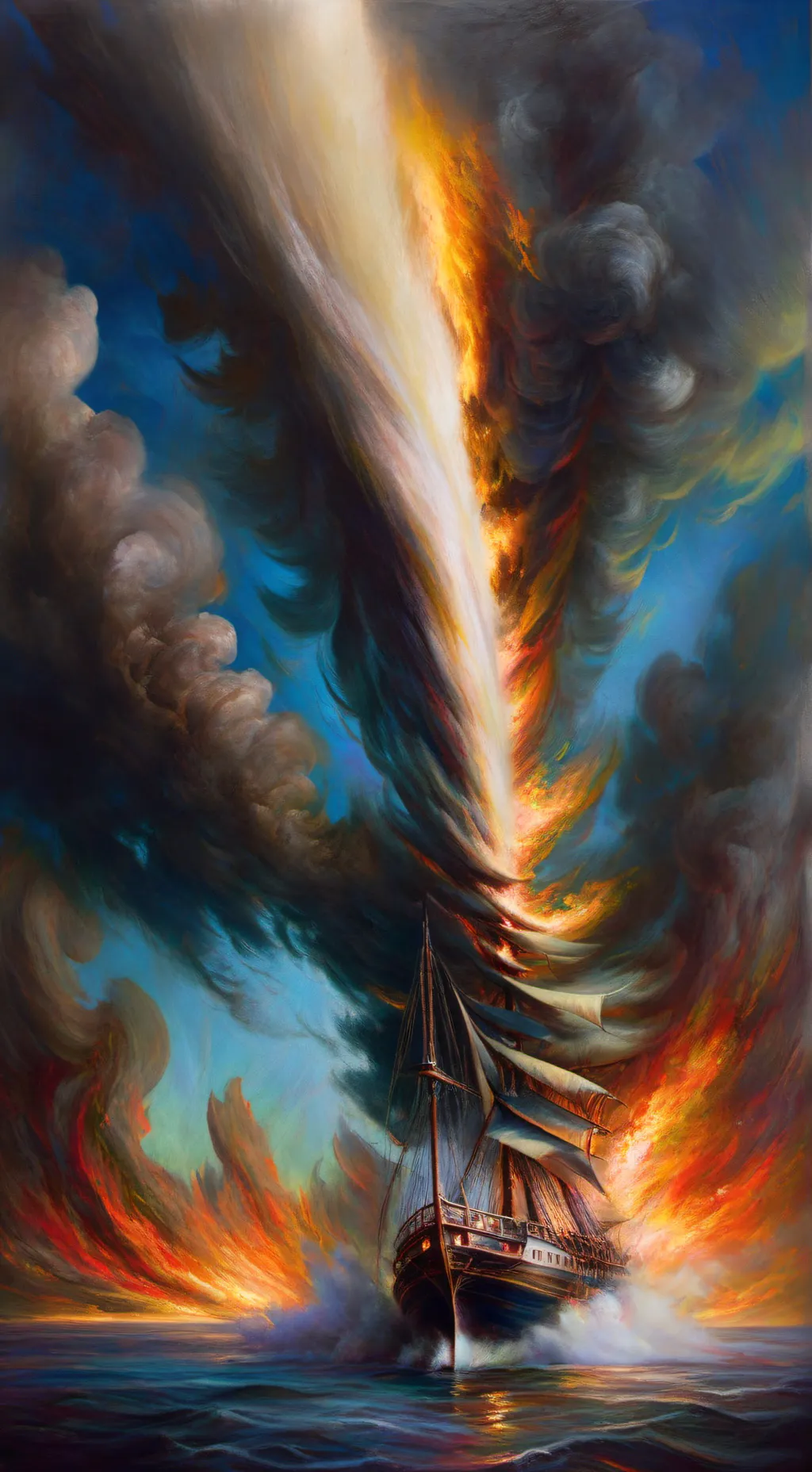 ai character: Firewind background