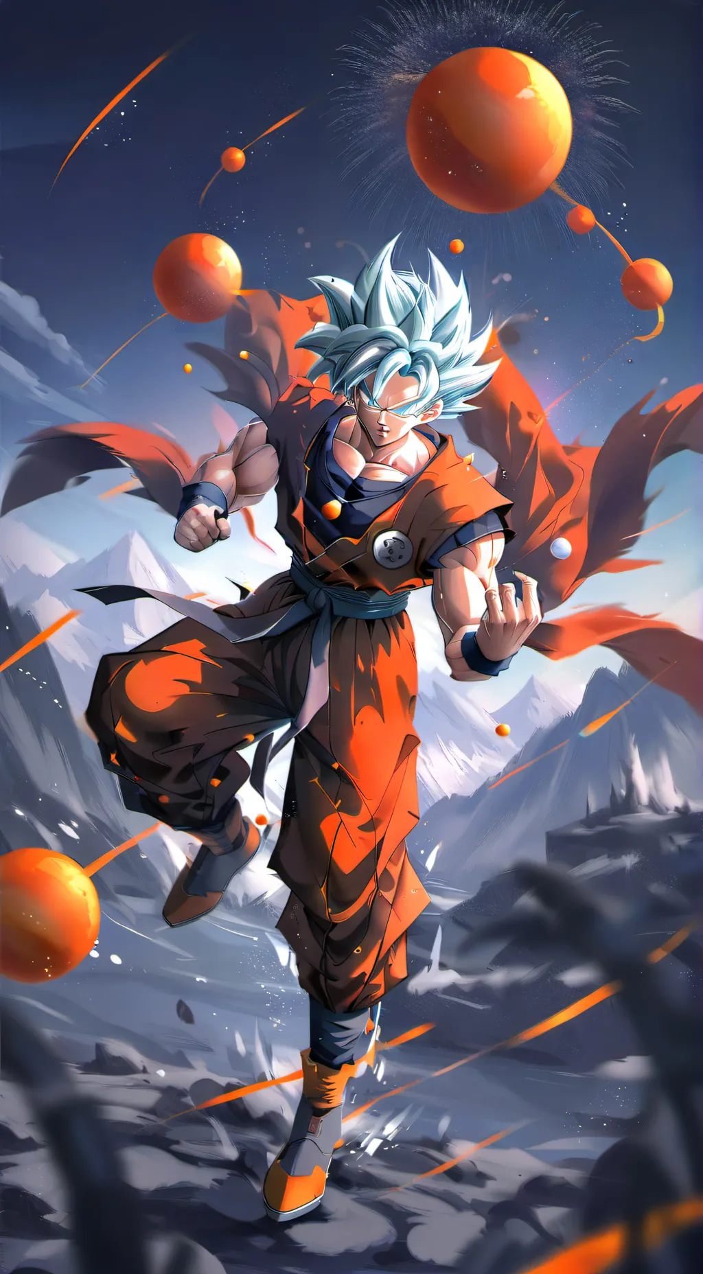 ai character: Dragon Ball background