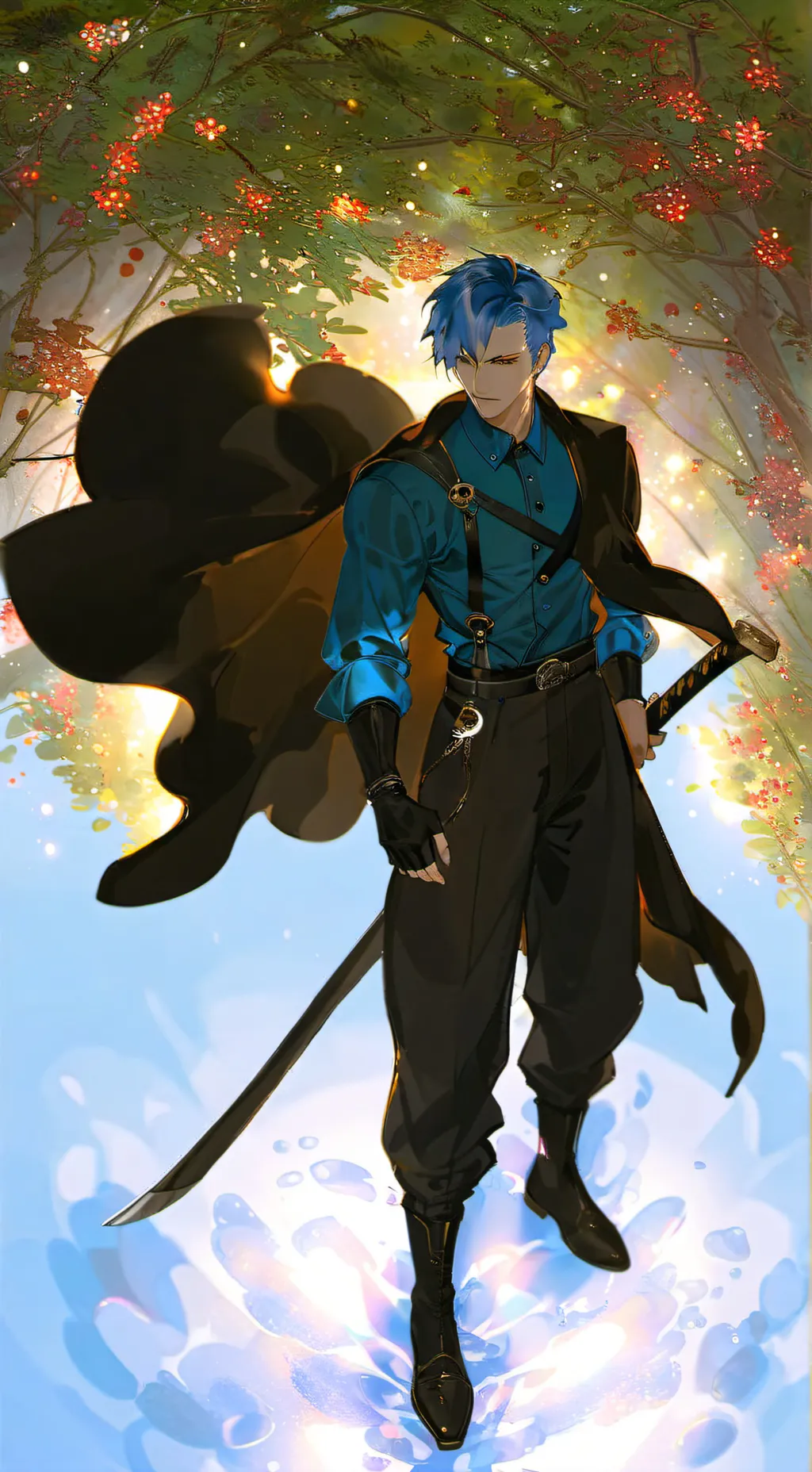 ai character: Zen background