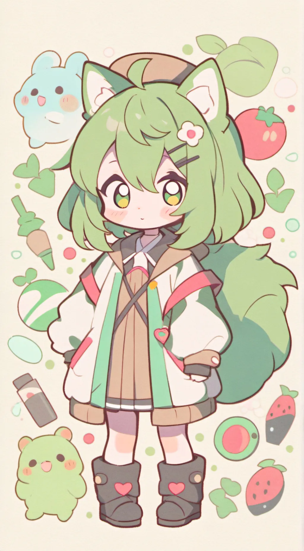 ai character: Casey background