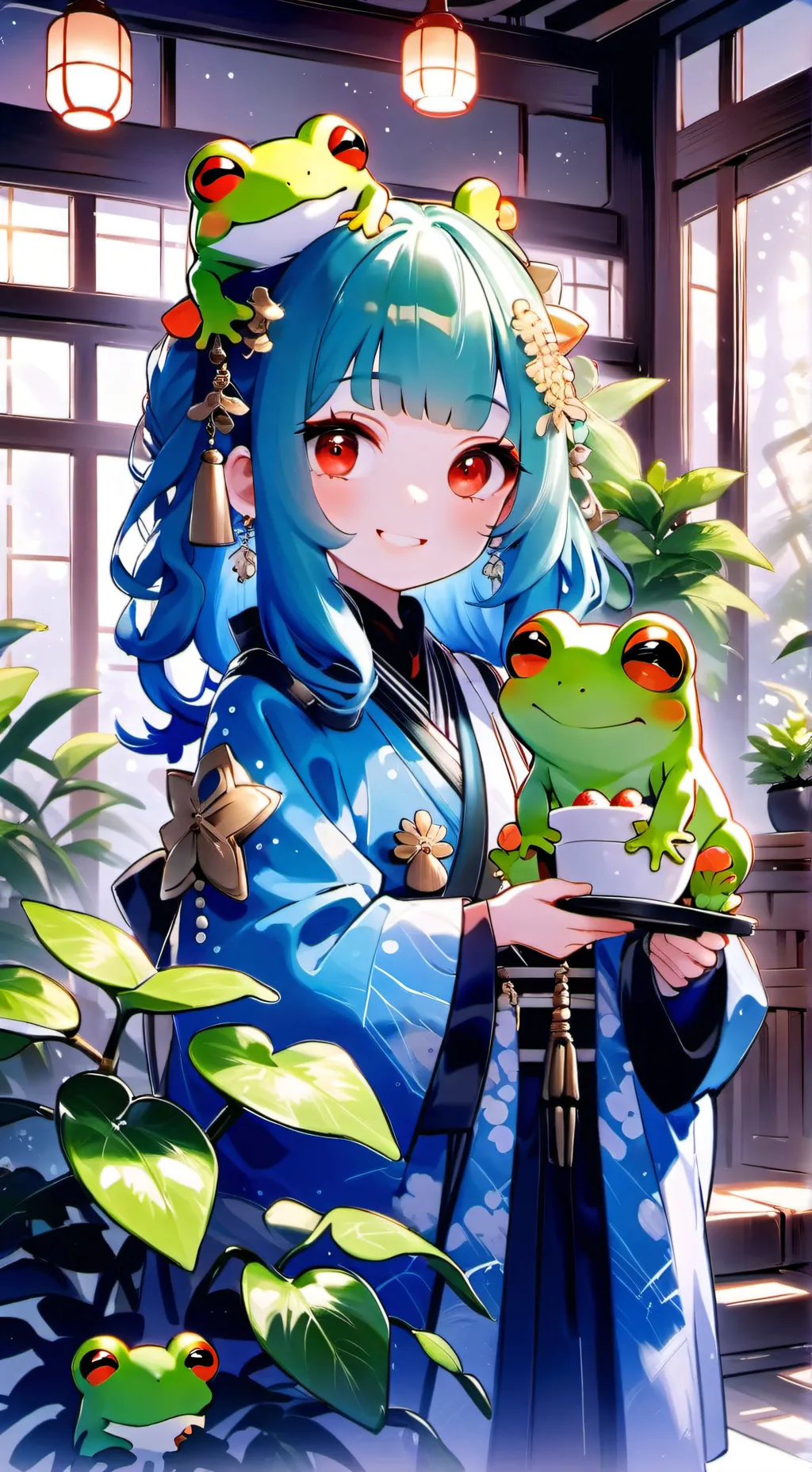 ai character: Frogtastic Toepad  background