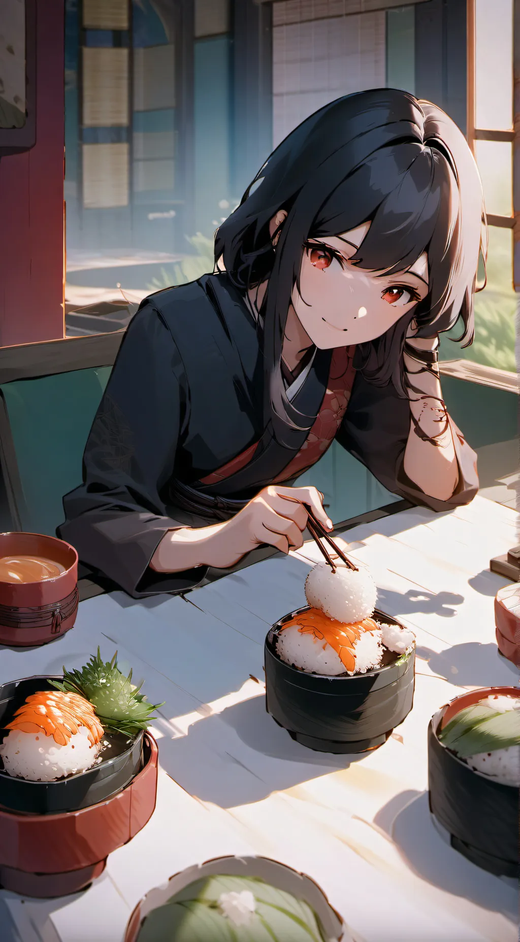 ai character: Sakura Yumi background
